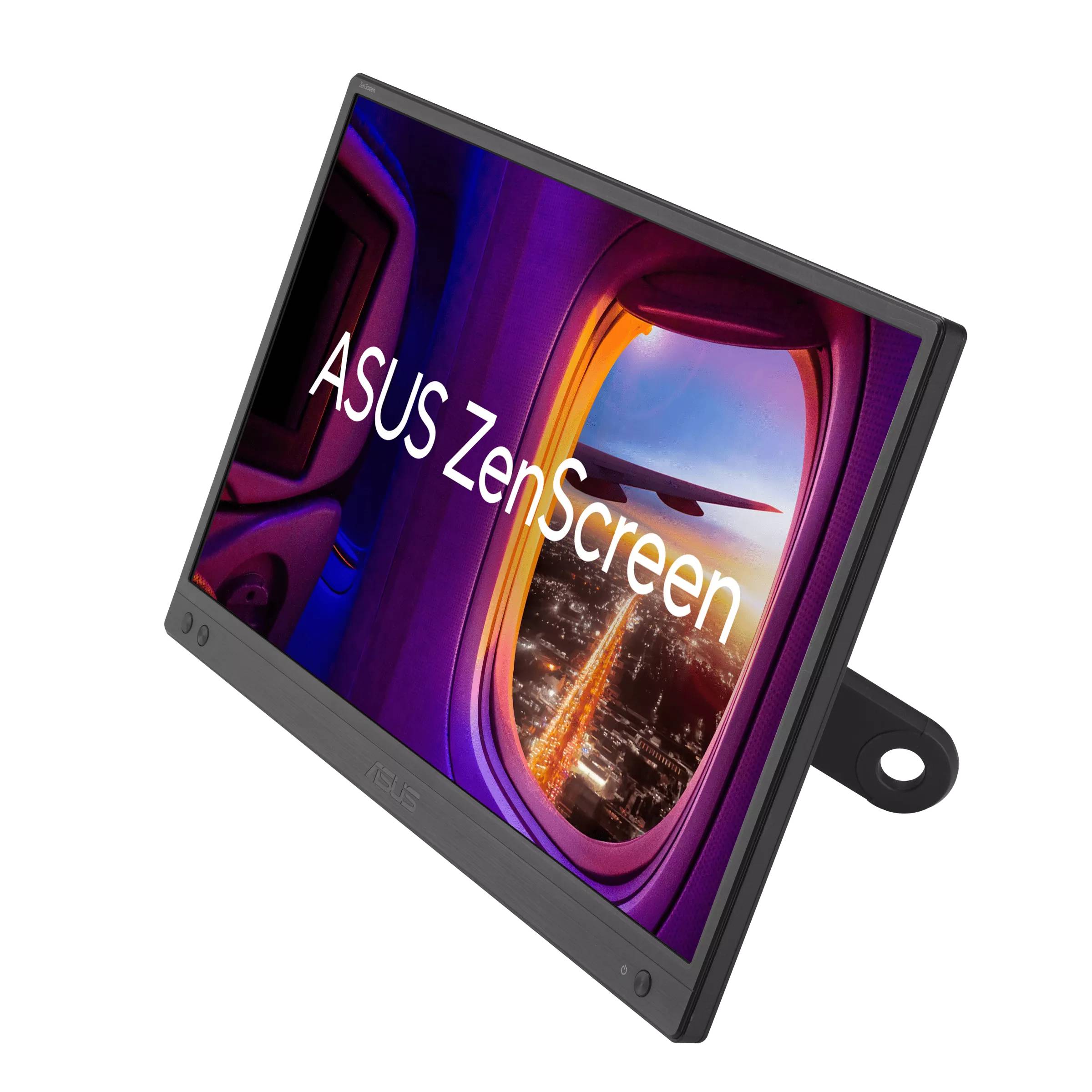 ASUS ZenScreen MB166CR computer monitor 39,6 cm (15.6") 1920 x 1080 Pixels Full HD LCD Zwart