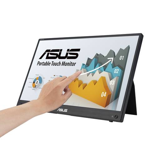 ASUS ZenScreen MB16AHT computer monitor 39,6 cm (15.6") 1920 x 1080 Pixels Full HD Touchscreen Zwart
