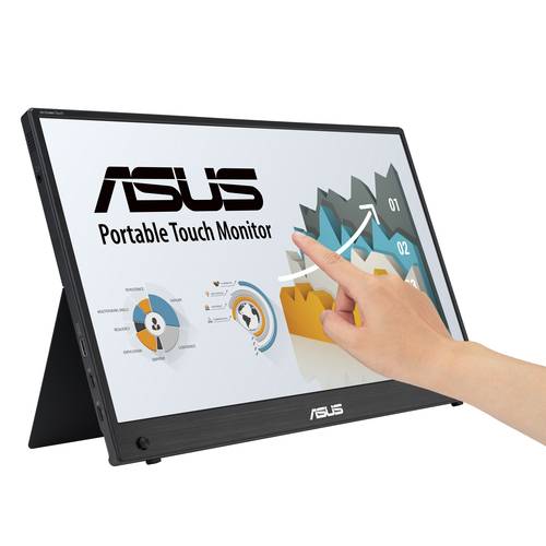 ASUS ZenScreen MB16AHT computer monitor 39,6 cm (15.6") 1920 x 1080 Pixels Full HD Touchscreen Zwart