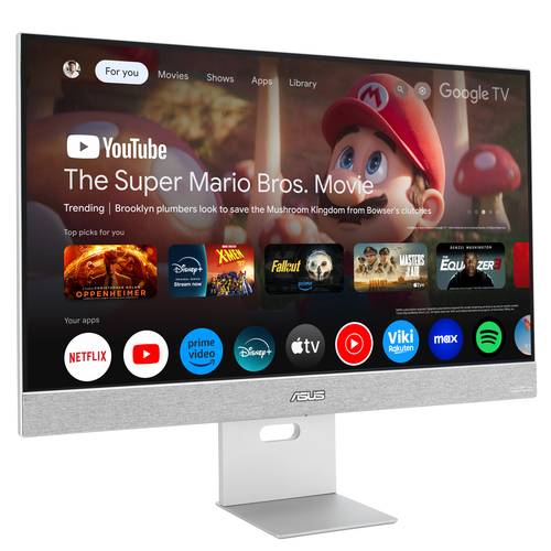 ASUS ZenScreen Smart Monitor MS27UC computer monitor 68,6 cm (27") 3840 x 2160 Pixels 4K Ultra HD LCD Grijs