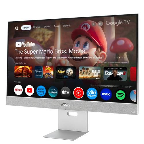 ASUS ZenScreen Smart Monitor MS27UC computer monitor 68,6 cm (27") 3840 x 2160 Pixels 4K Ultra HD LCD Grijs