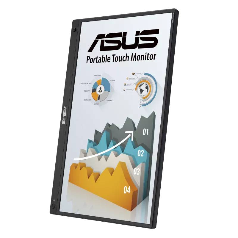 ASUS ZenScreen MB16AMTR computer monitor 39,6 cm (15.6") 1920 x 1080 Pixels Full HD LCD Touchscreen Zwart