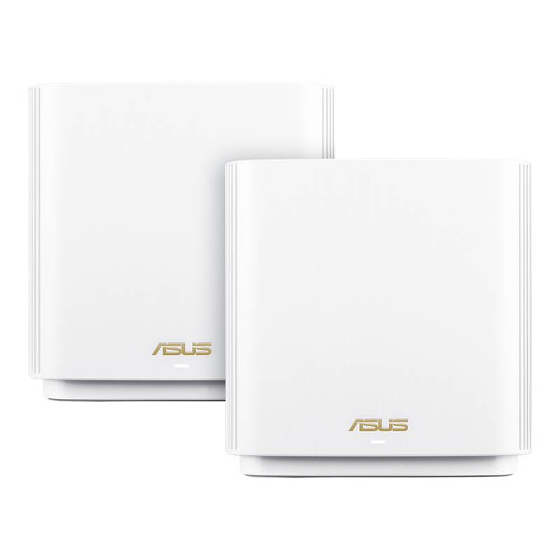 ASUS ZenWiFi AX XT8 (W-2-PK) draadloze router Gigabit Ethernet Tri-band (2.4 GHz / 5 GHz / 5 GHz) Wit