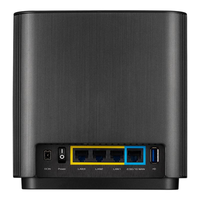 ASUS ZenWiFi AX (XT8) draadloze router Gigabit Ethernet Tri-band (2.4 GHz / 5 GHz / 5 GHz) Zwart