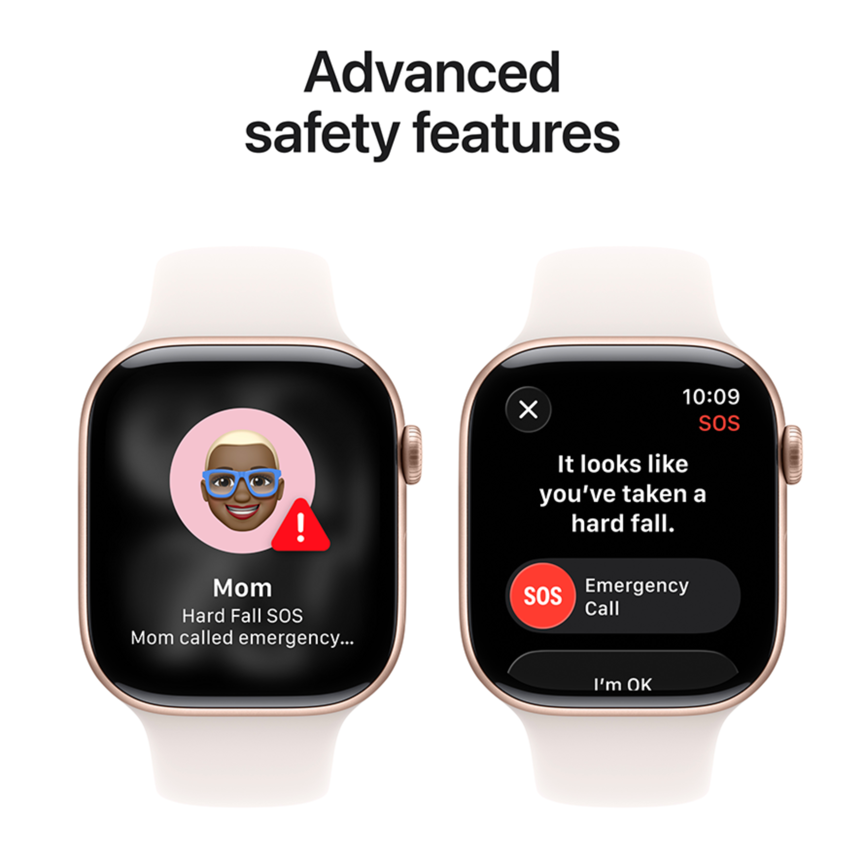 Apple Watch 11 Wifi + 5G - 46mm Rose Gold Aluminium Case with Light Blush Sport Band M/L