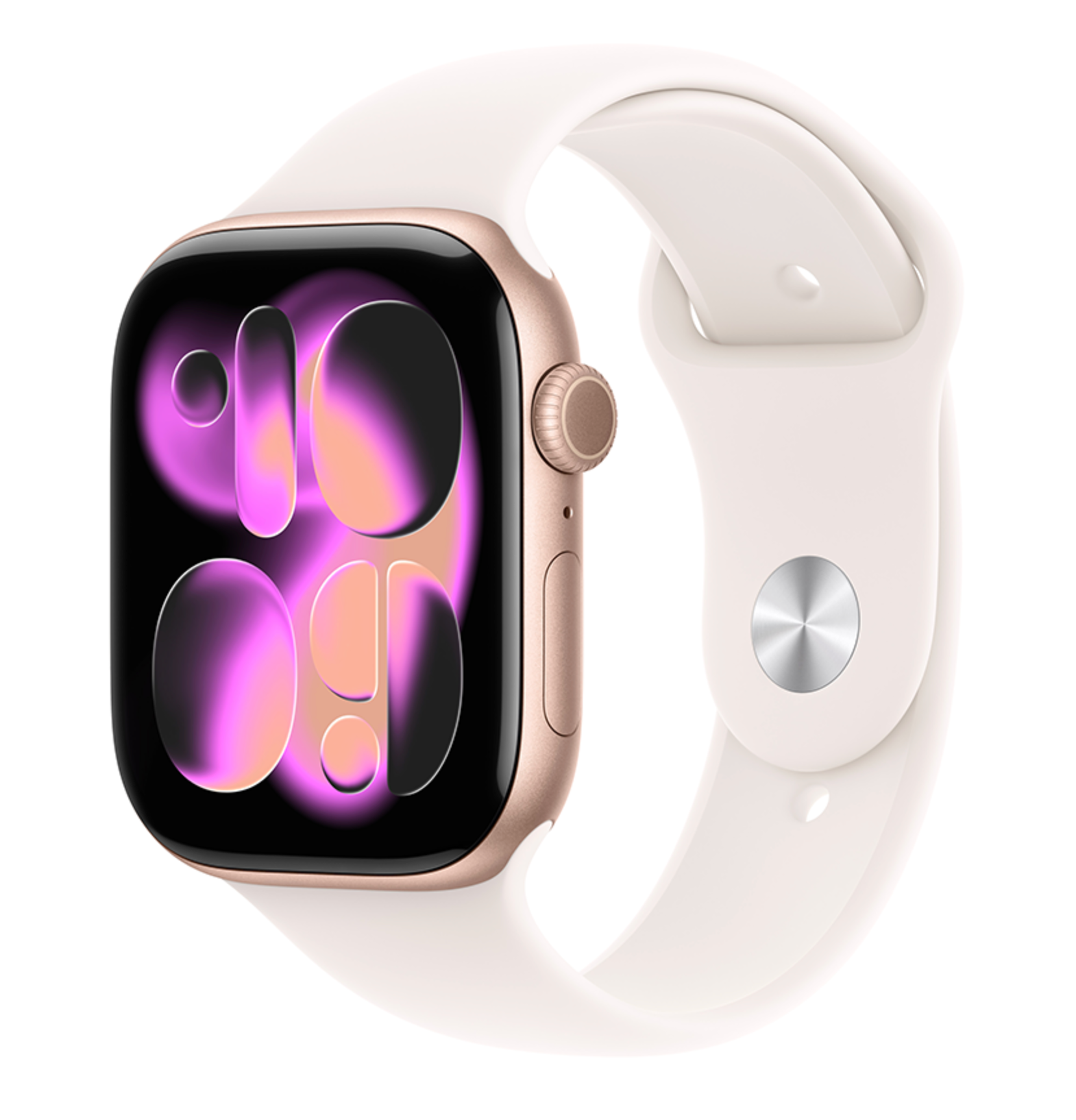 Apple Watch 11 Wifi + 5G - 46mm Rose Gold Aluminium Case with Light Blush Sport Band M/L
