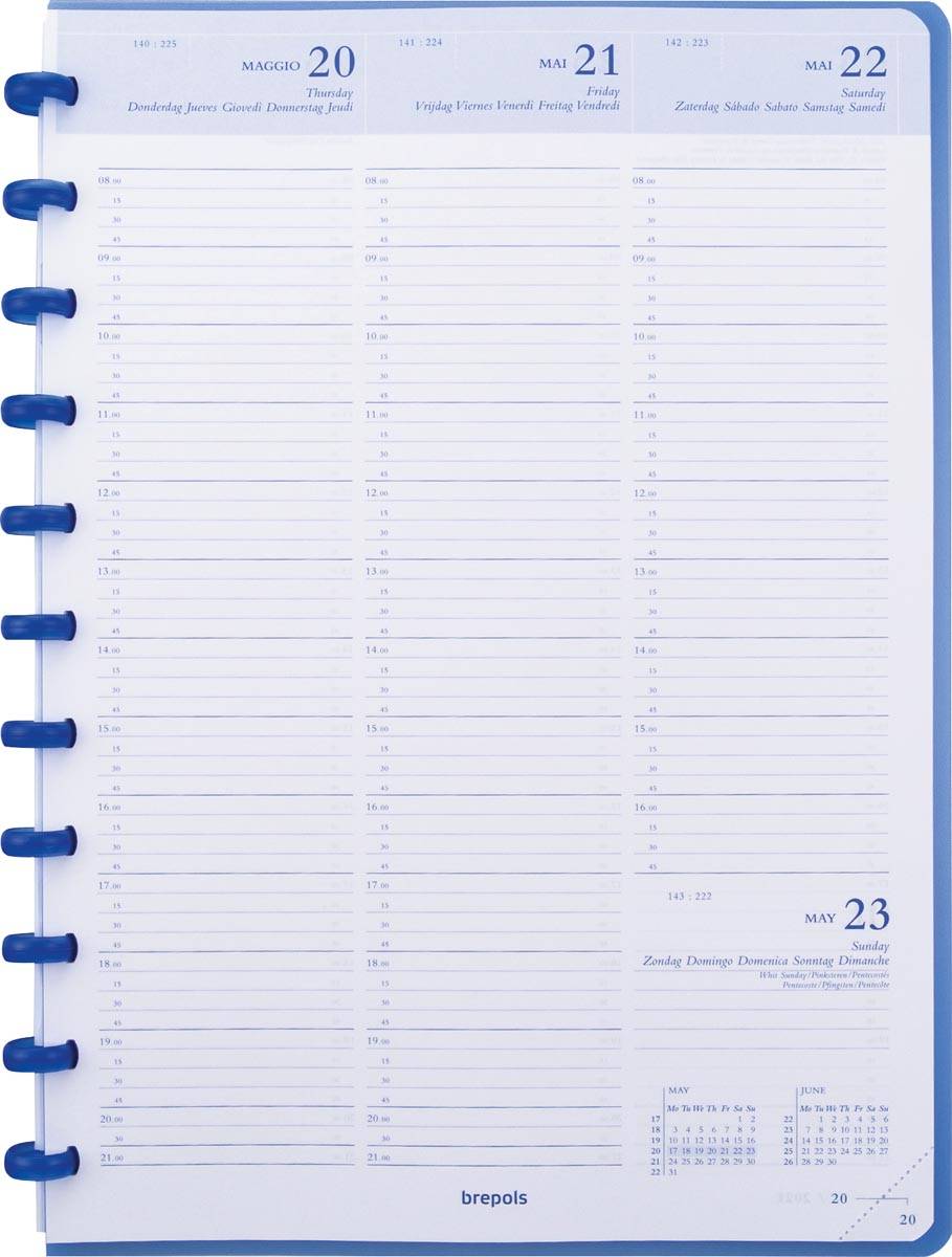 Atoma agenda, ft A4, wit papier, 128 pagina's, 1 week op 2 pagina's, 2026