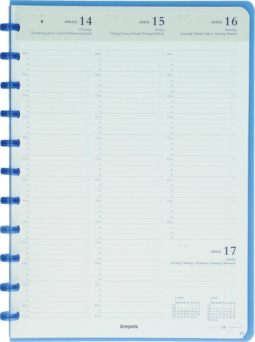 Atoma agenda, ft A4, wit papier, 128 pagina's, 1 week op 2 pagina's, 2026