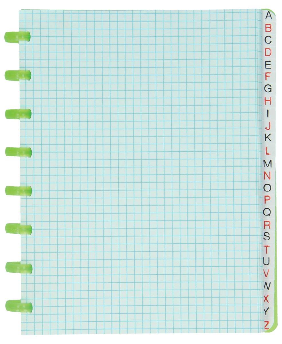 Atoma repertorium, ft A5, transparant, geruit 5mm