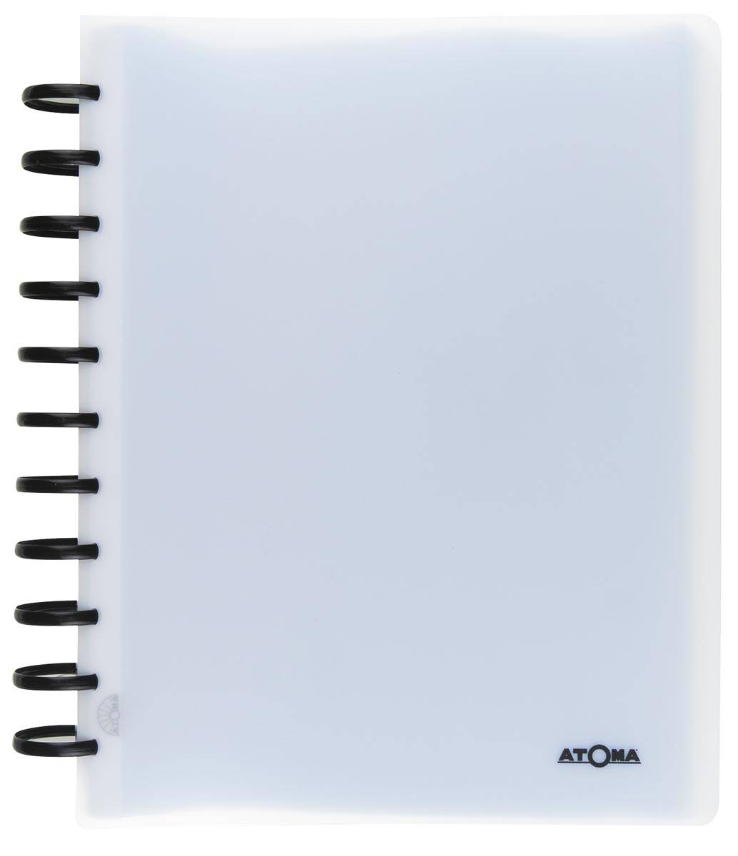 Atoma showalbum, voor ft A4, uit PP, met 100 tassen, geassorteerde kleuren