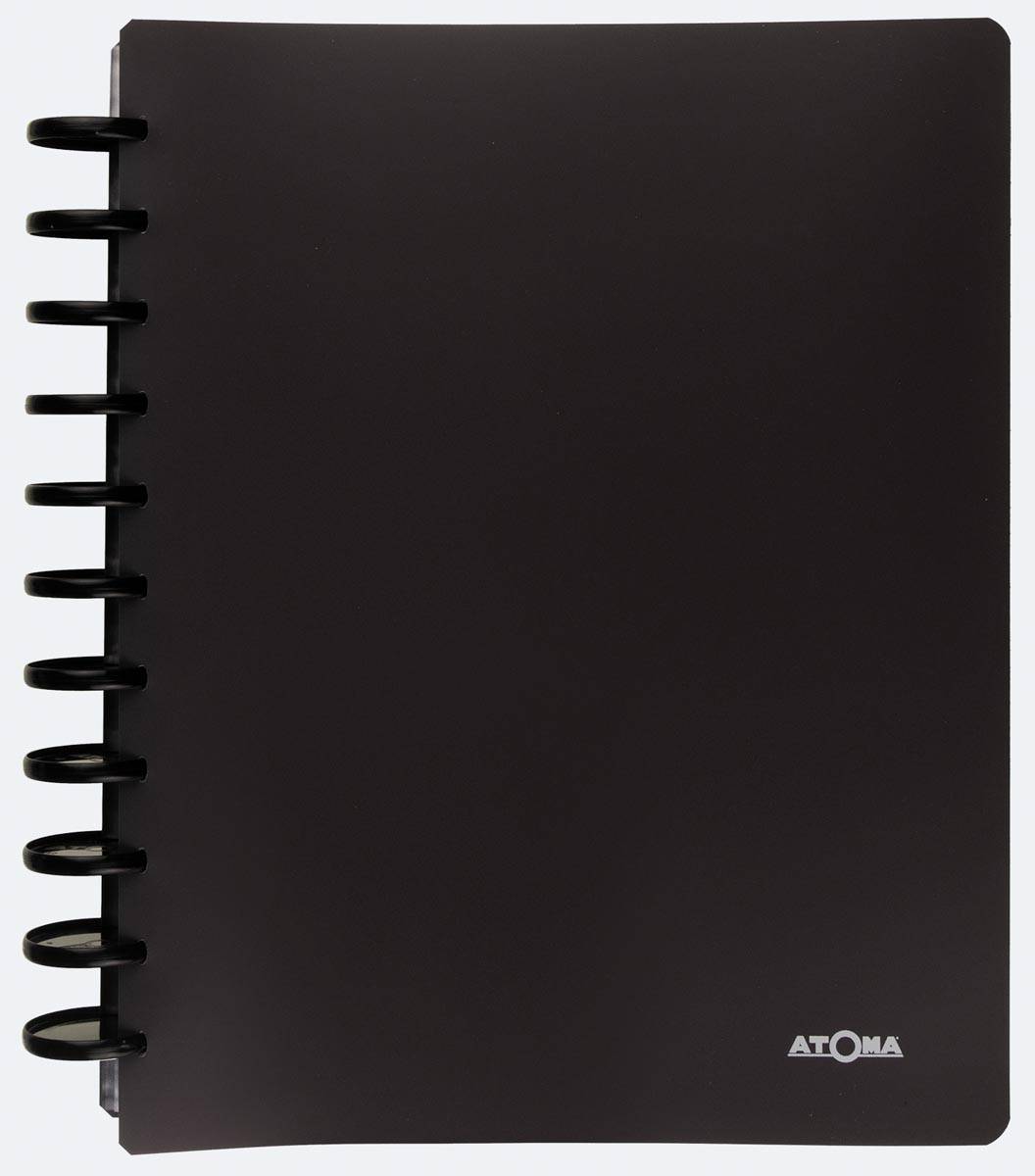 Atoma showalbum, voor ft A4, uit PP, met 100 tassen, geassorteerde kleuren