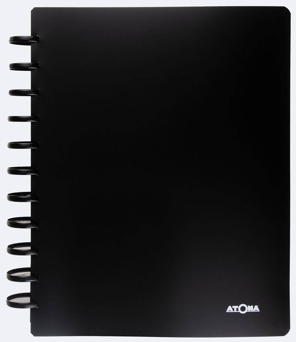 Atoma showalbum, voor ft A4, uit PP, met 100 tassen, geassorteerde kleuren