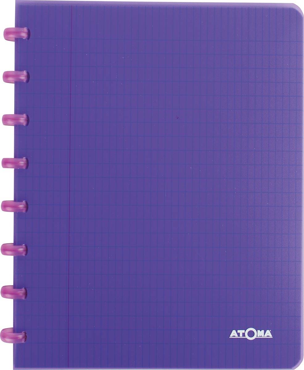 Atoma Trendy schrift, ft A5, 144 bladzijden, PP, commercieel geruit, geassorteerde kleuren