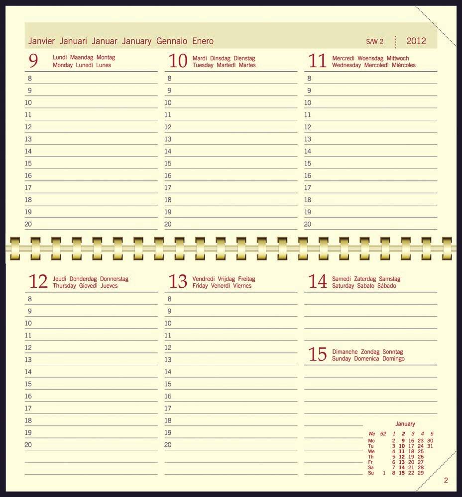 Aurora Novoplan 17P Alaska, geassorteerde kleuren, 2026