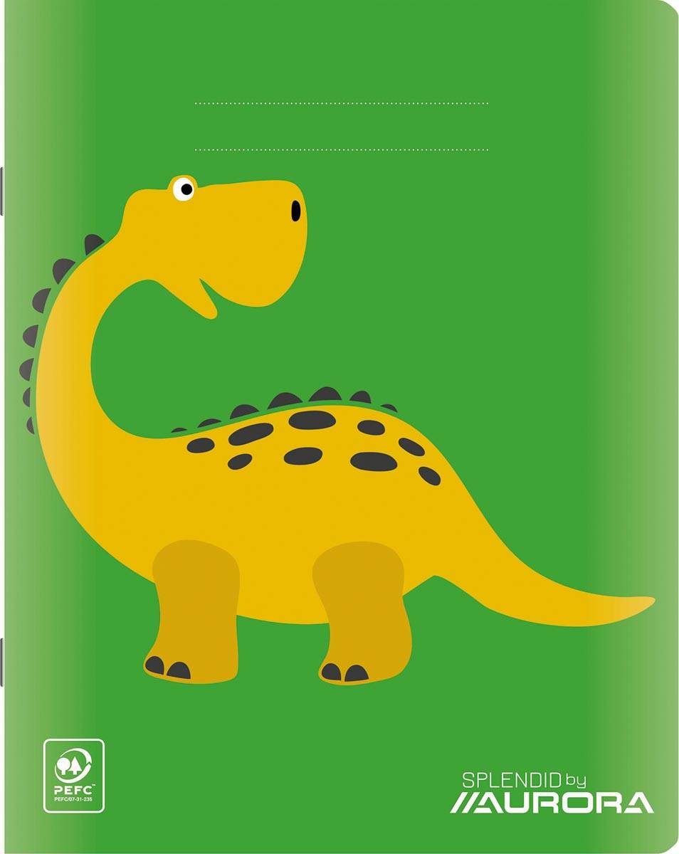 Aurora schrift gelijnd 5/3/5 mm