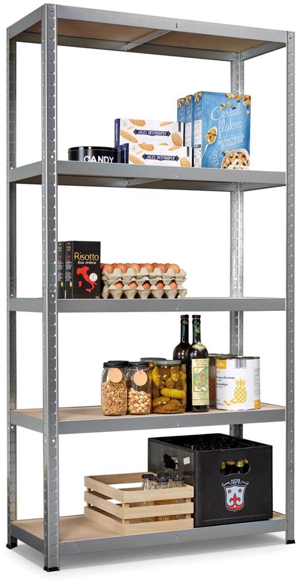 Avasco rek Strong 175, ft 176 x 90 x 40 cm, 5 legborden, gegalvaniseerd
