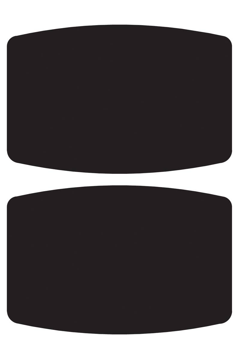 Avery Family krijtbordetiketten, ft 9,5 x 6,3 cm, ophangbare etui met 10 etiketten