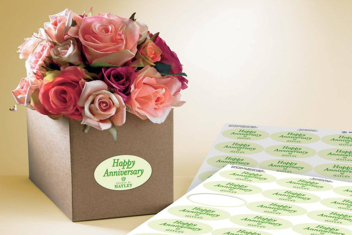 Avery J8102-10 productetiketten ft 63,5 x 42,3 mm, gecoat, 180 etiketten, wit