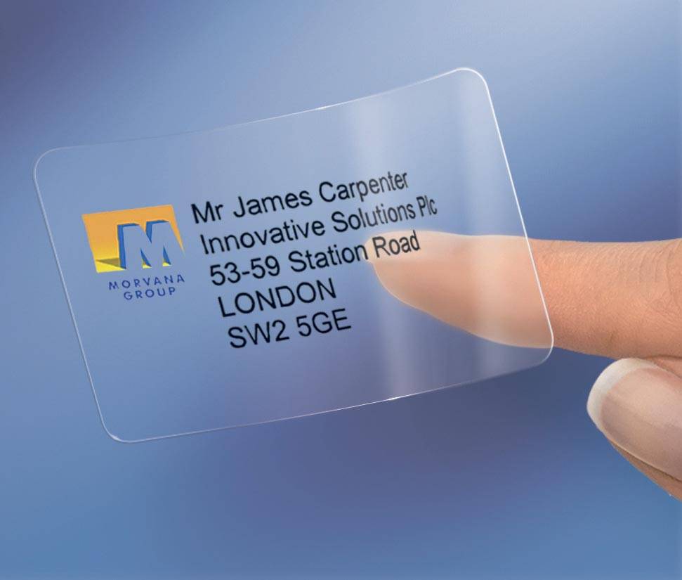 Avery J8560-25 adresetiketten ft 63,5 x 38,1 mm (b x h), 525 etiketten, transparant