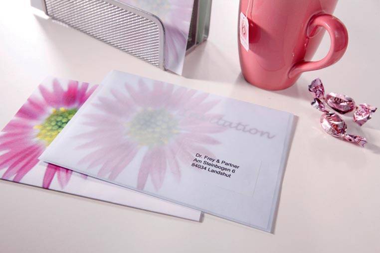 Avery J8560-25 adresetiketten ft 63,5 x 38,1 mm (b x h), 525 etiketten, transparant