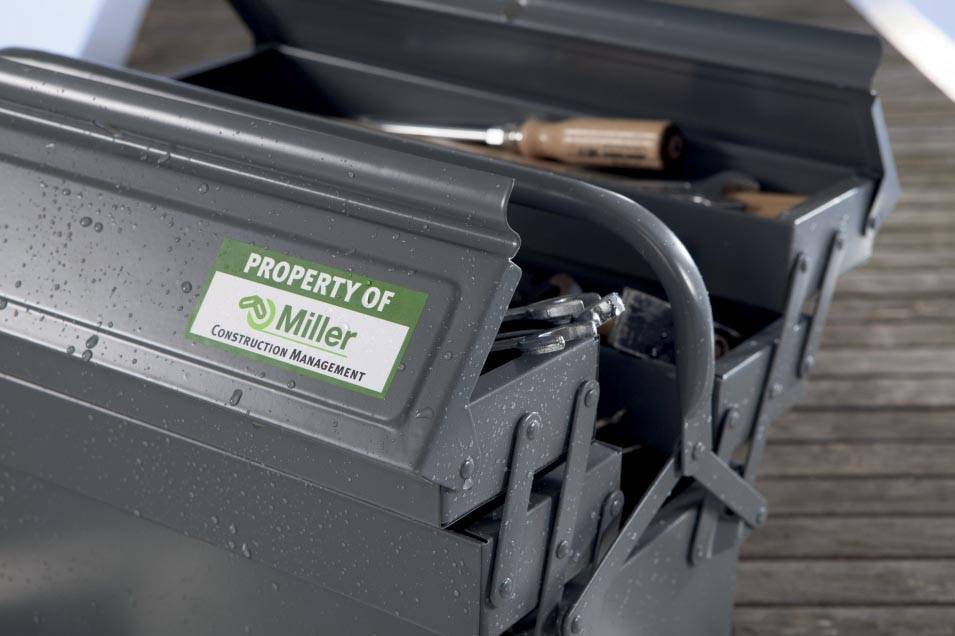 Avery L4775-20 ultra-sterke etiketten ft 210 x 297 mm (b x h), 20 etiketten, wit