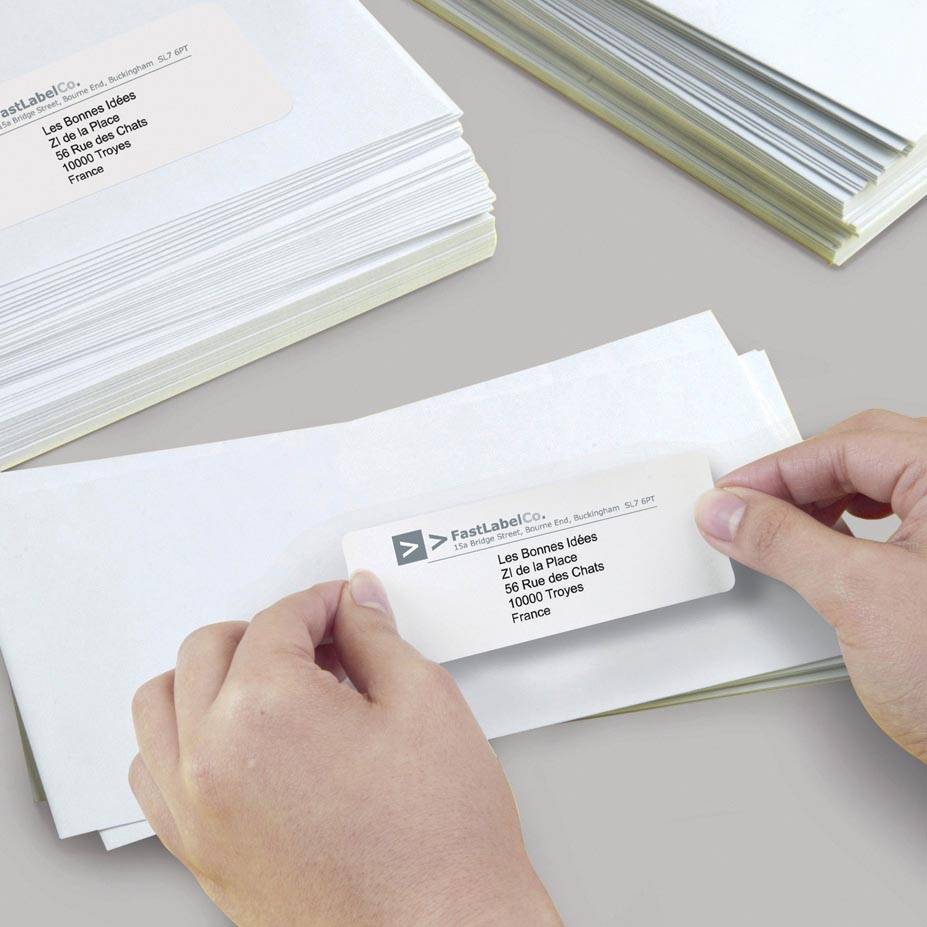 Avery L7163, Adresetiketten, Laser, Ultragrip, wit, 250 vellen, 14 per vel, 99,1 x 38,1 mm