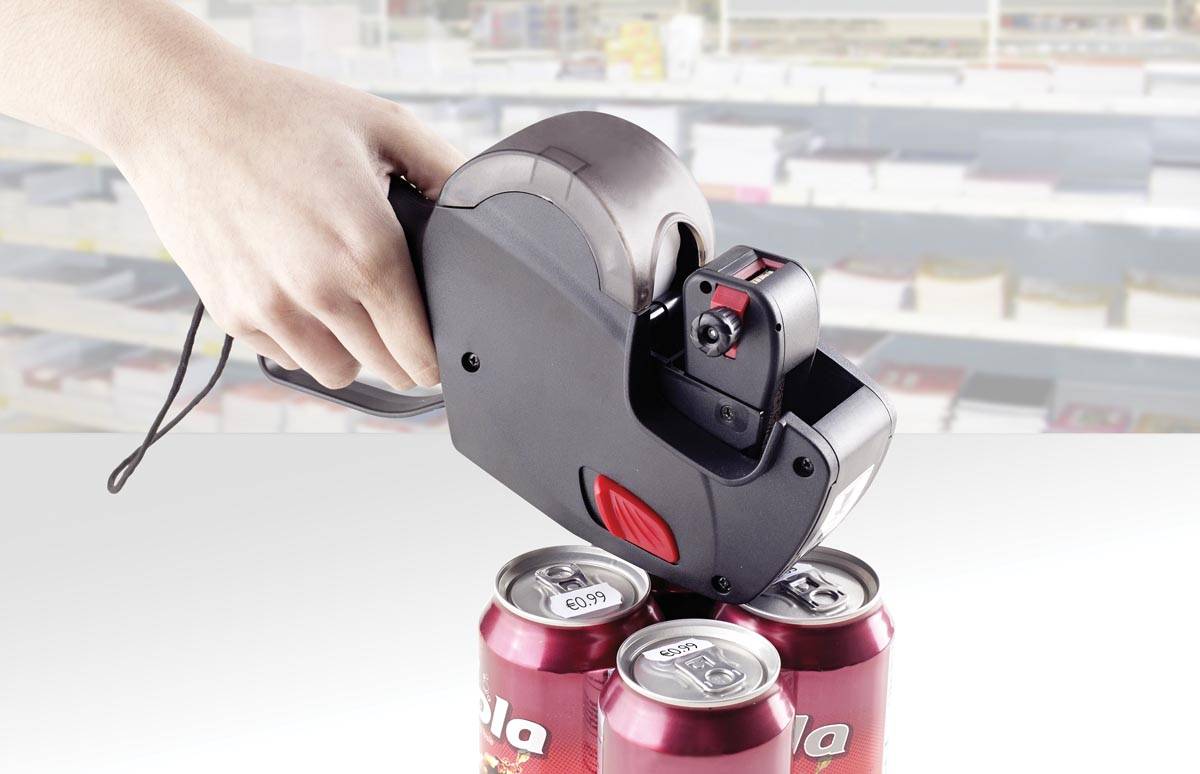 Avery PLP1626 etiketten voor prijstang permanent, ft 26 x 16 mm, 12 000 etiketten, wit