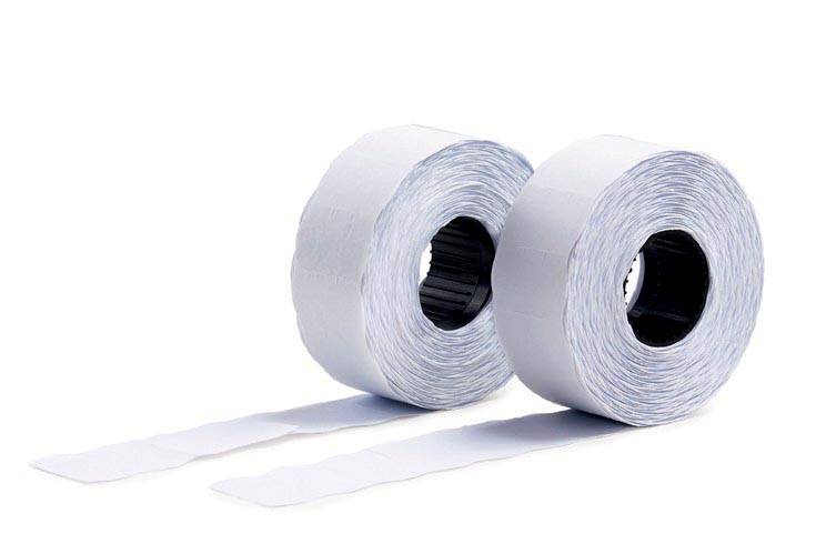 Avery PLR1626 etiketten voor prijstang non-permanent, ft 26 x 16, 12 000 etiketten, wit