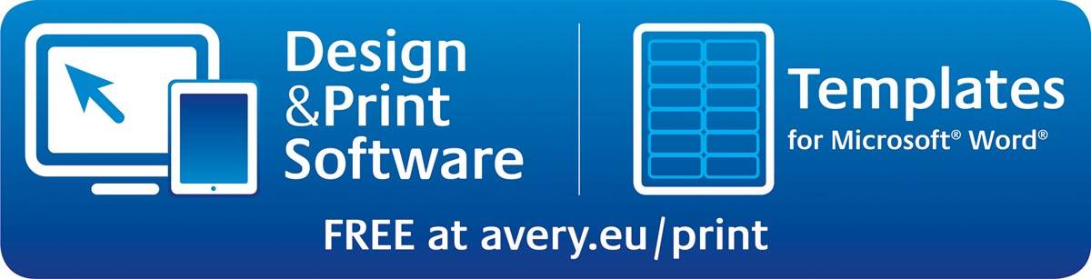 Avery ultra-sterke zilverkleurige etiketten ft 96 x 50,8 mm (b x h), 200 stuks, 10 per blad