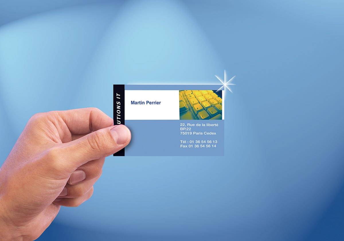 AVERY visitekaarten voor inkjet Quick&Clean  mat, 80 kaartjes, 260 g/m²