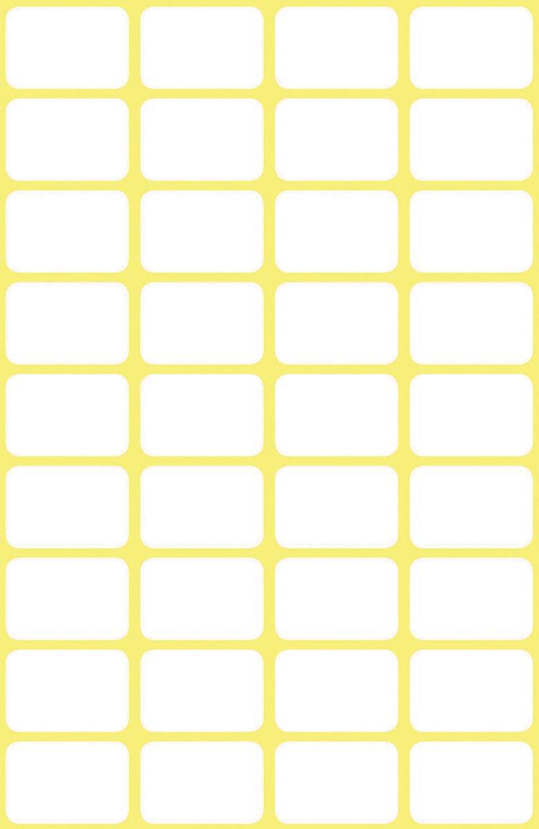 Avery Witte etiketten ft 18 x 12 mm (b x h), 216 stuks