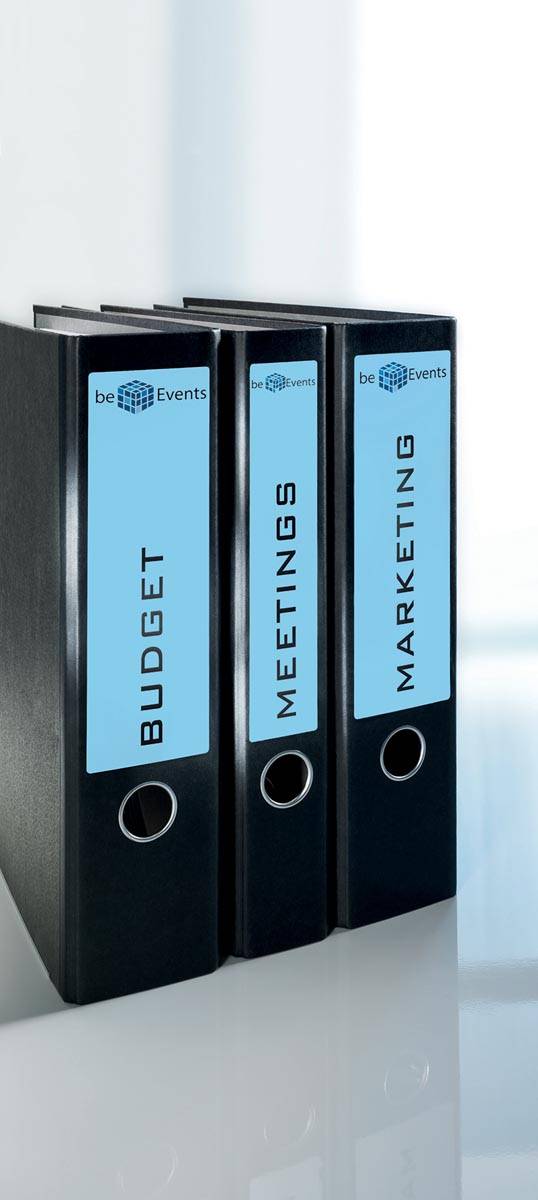 Avery Zweckform L4767-20 ordnerrugetiketten ft 19,2 x 6,1 cm (b x h), 80 etiketten, blauw