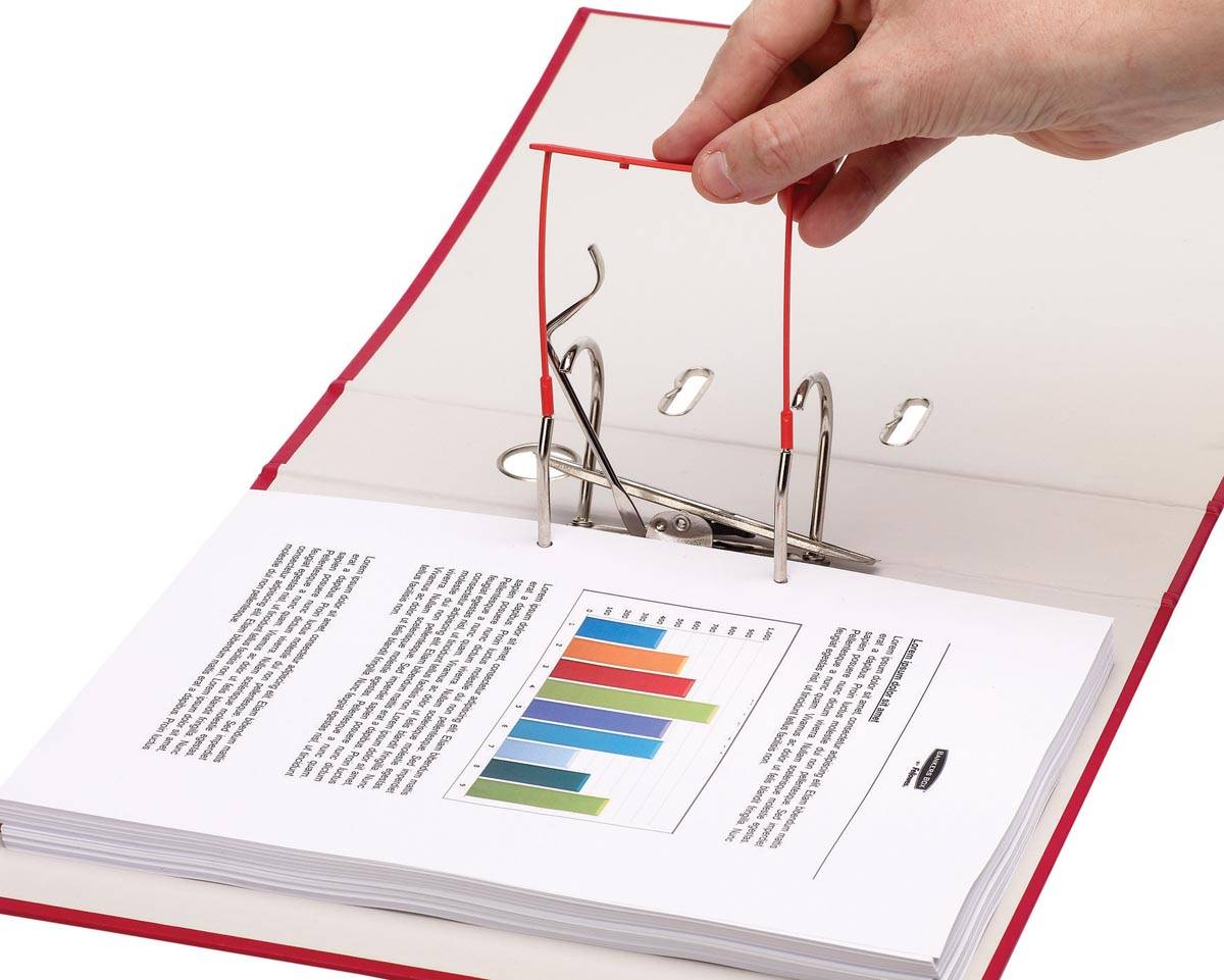 Bankers Box archiefbinder, rood, doos van 100 stuks