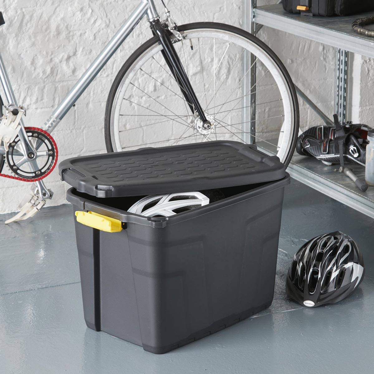 Bankers Box opbergdoos 60 liter, zwart