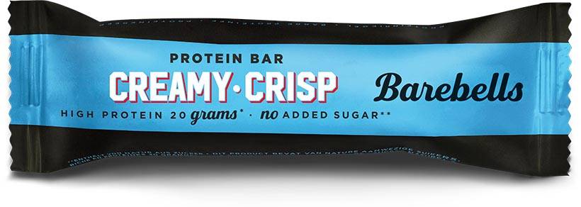 Barebells reep Original Creamy Crisp, 55 g, pak van 12 stuks