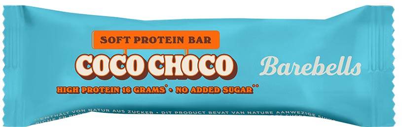 Barebells reep Soft Coco Choco, 55 g, pak van 12 stuks
