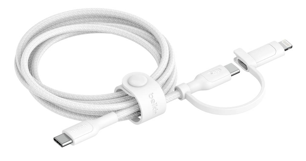 Belkin BoostCharge Pro USB-kabel USB 2.0 1,5 m USB C USB C/Lightning Wit