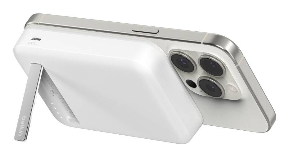 Belkin BoostCharge Pro 8000 mAh Draadloos opladen Wit