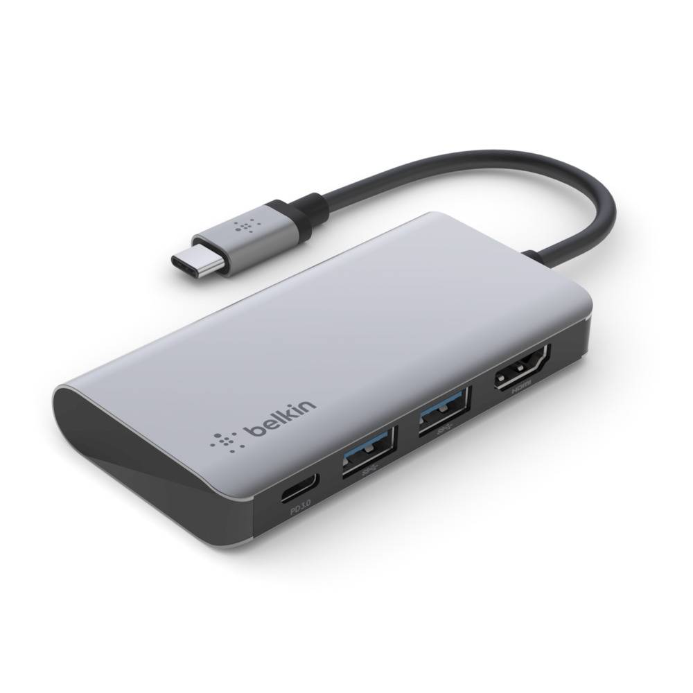 Belkin AVC006btSGY USB 3.2 Gen 1 (3.1 Gen 1) Type-C Zilver