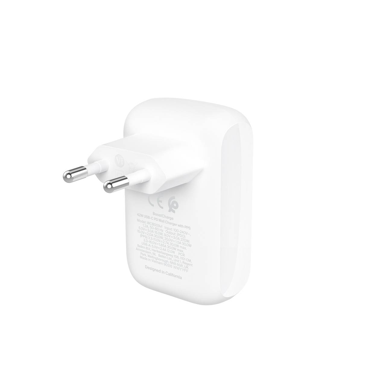 Belkin WCB009vfWH Laptop, Smartphone, Tablet Wit AC Snel opladen Binnen
