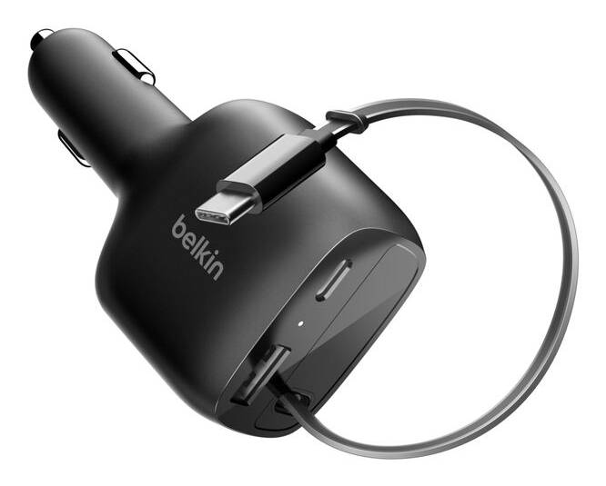 Belkin BoostCharge Universeel Zwart Sigarettenaansteker Snel opladen Binnen