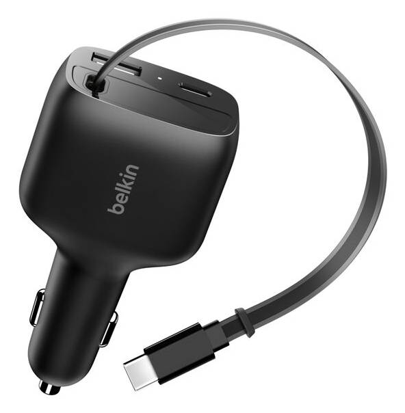 Belkin BoostCharge Universeel Zwart Sigarettenaansteker Snel opladen Binnen
