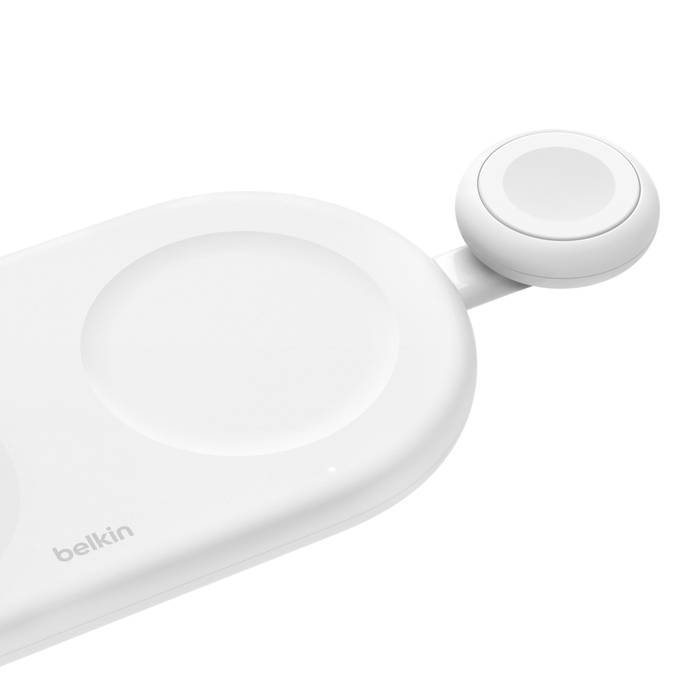 Belkin BoostCharge Smartwatch Wit USB Draadloos opladen Snel opladen Binnen, Buiten