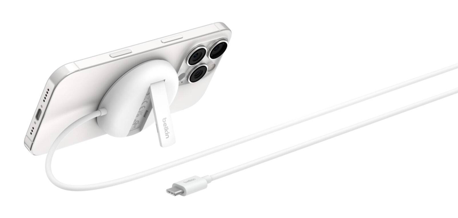 Belkin WIA011kqWH Headset, Smartphone Wit USB Draadloos opladen Snel opladen Binnen