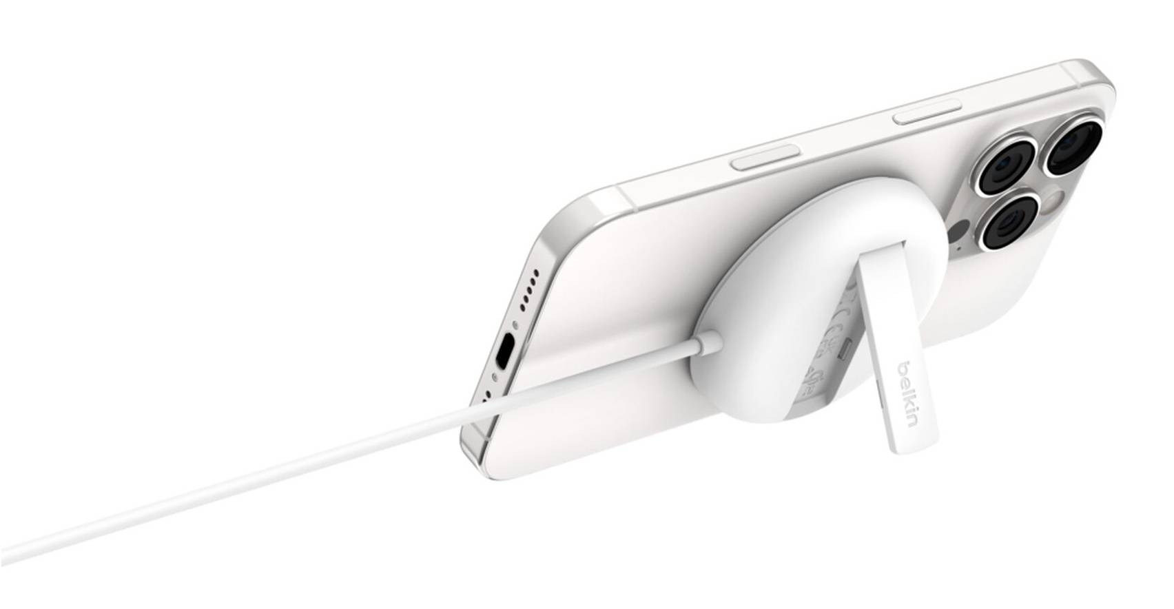 Belkin WIA011kqWH Headset, Smartphone Wit USB Draadloos opladen Snel opladen Binnen