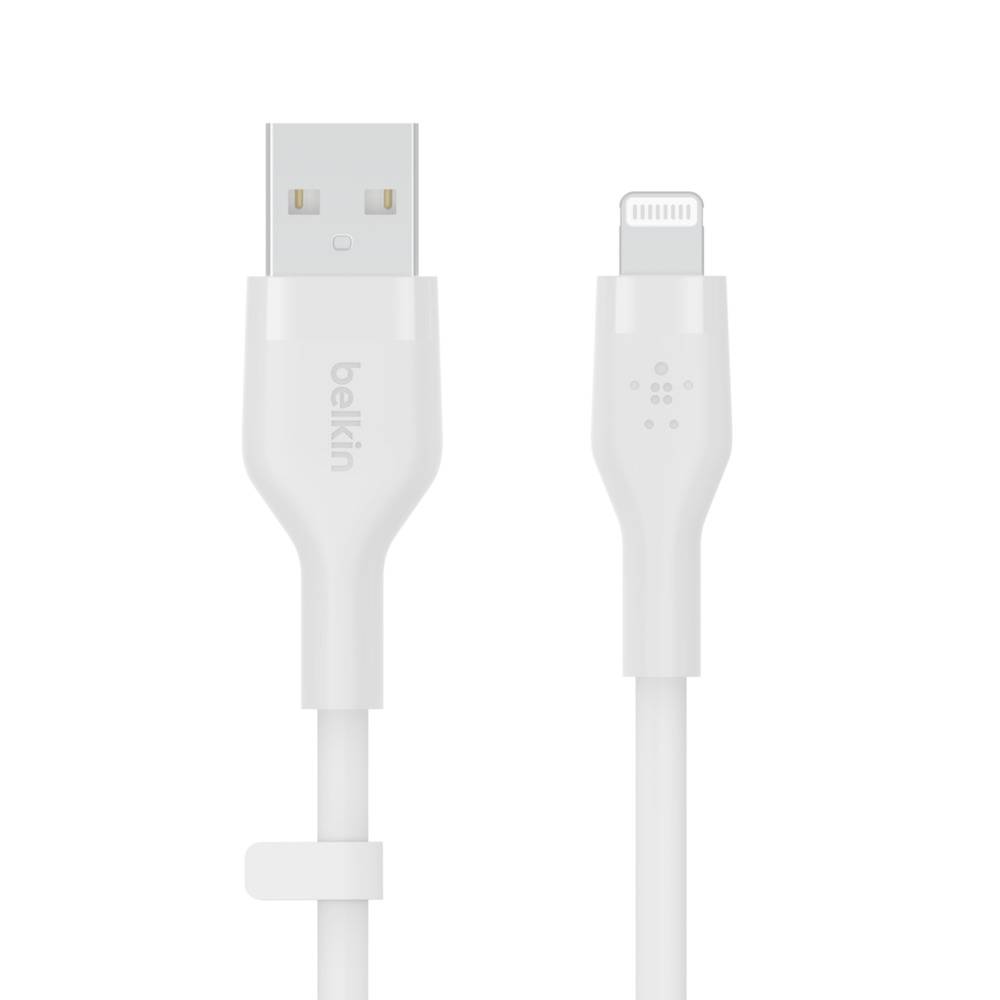 Belkin Cbl Scicone USB-A LTG 2M blc Wit