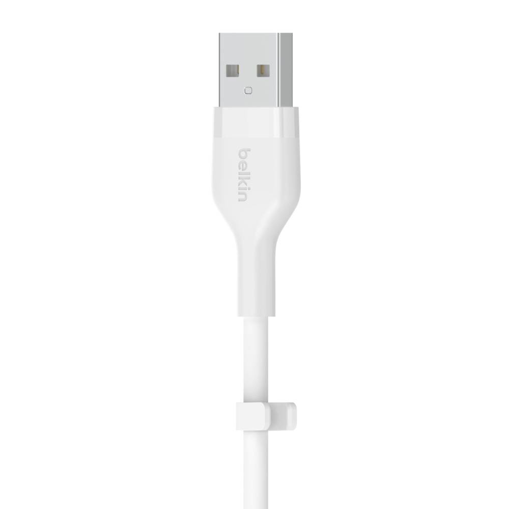 Belkin Cbl Scicone USB-A LTG 2M blc Wit