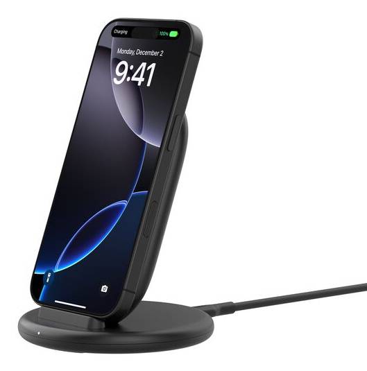 Belkin WIB006HQBK oplader voor mobiele apparatuur Smartphone Zwart USB Draadloos opladen Binnen