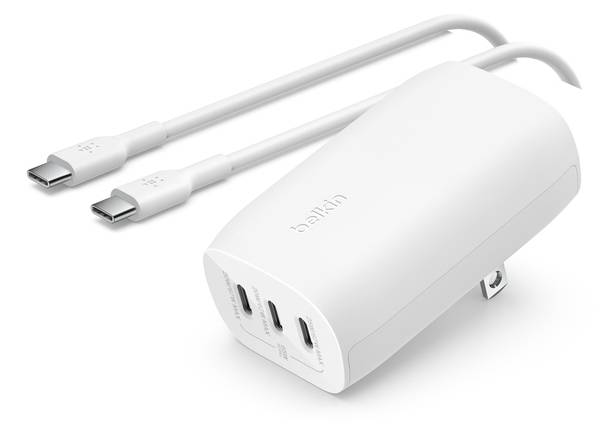 Belkin WCC002VFWH oplader voor mobiele apparatuur Laptop, Smartphone, Tablet Wit AC Snel opladen Binnen