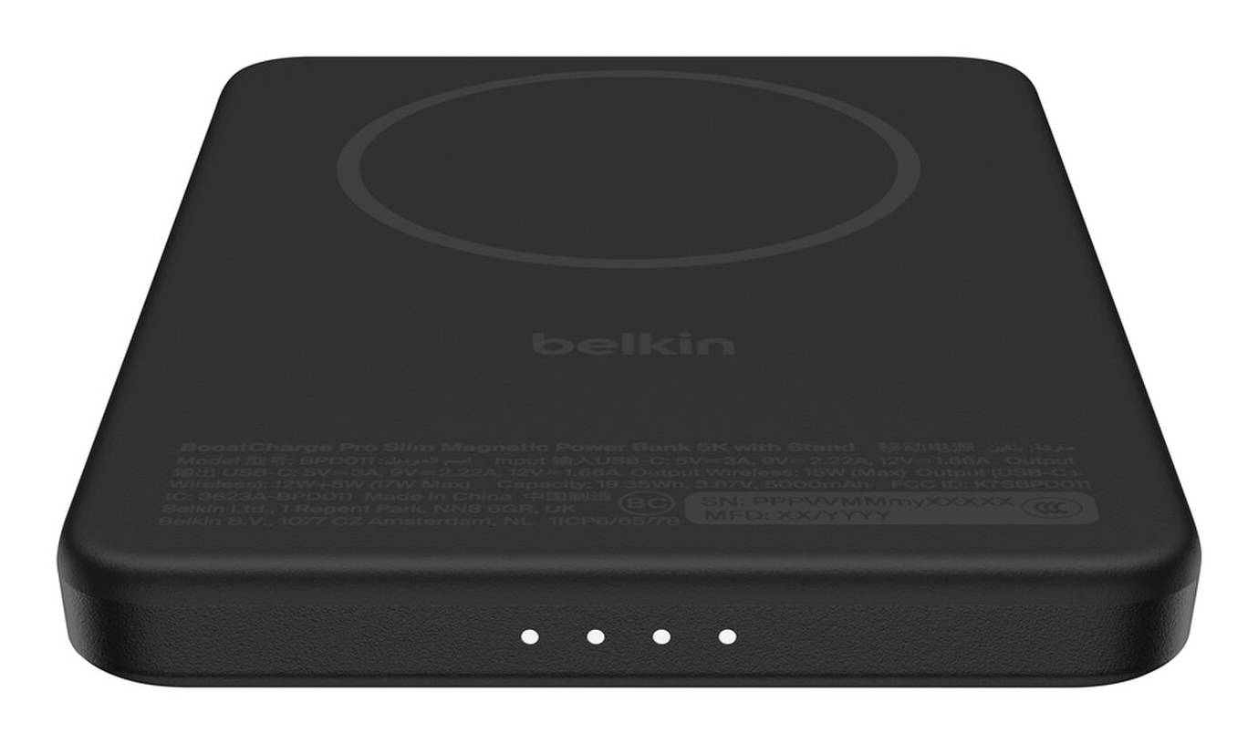 Belkin BPD011hqBK 5000 mAh Draadloos opladen Zwart